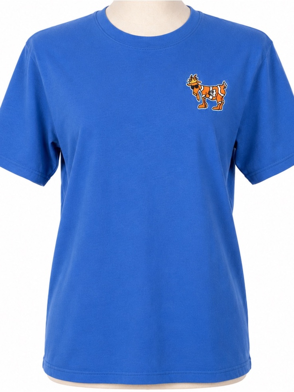 GOAT USA Blue Graphic Logo T-Shirt Men’s Medium Short Sleeve Crew Neck
